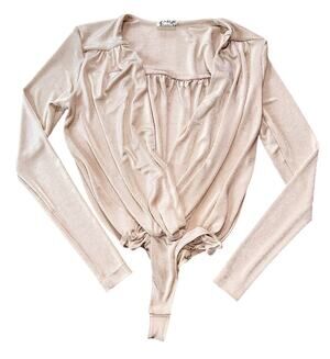 Intimately Free People In Your Arms Pale Pink Bodysuit XS